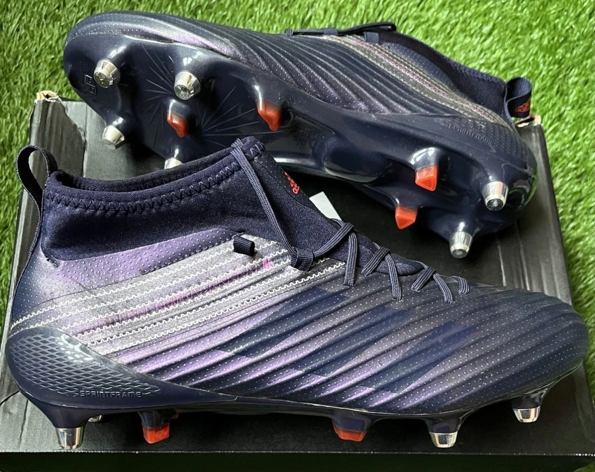 Blue Predators Rugby Adidas Predator Flare SG Rugby – RareRetroBoots