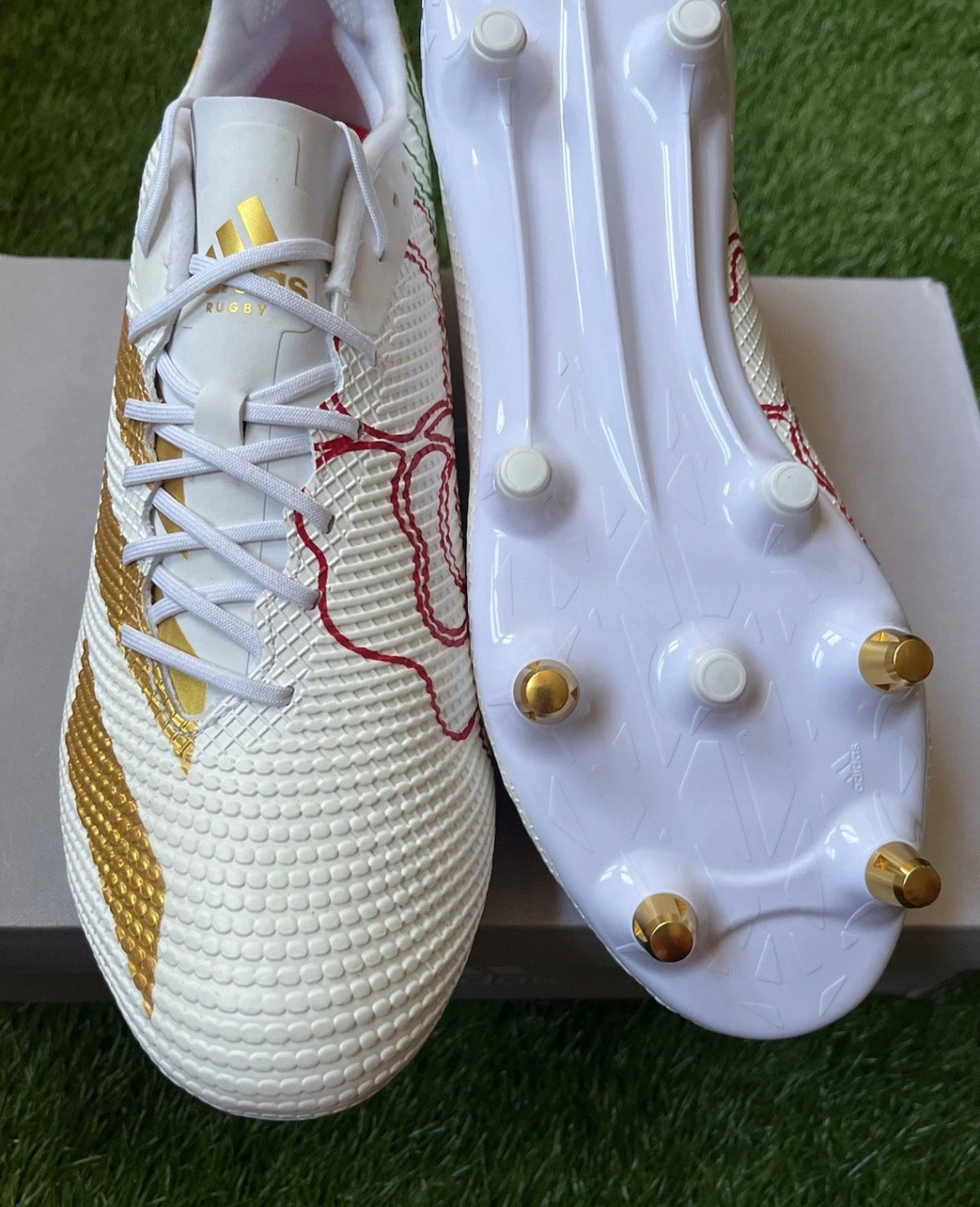 Adidas R7 Blue Adidas RS7 Adizero Rugby Boots SG – RareRetroBoots